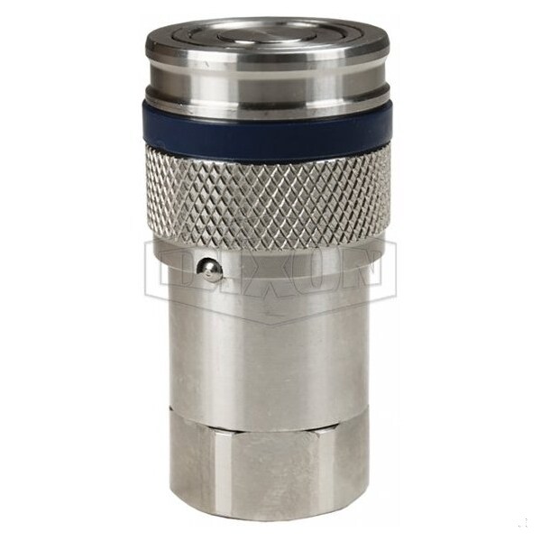 Dixon HT Series Flush Face Coupling, 1-11-1/2 Nominal, FNPT, 316 SSss Steel 8HTF8-SS - main